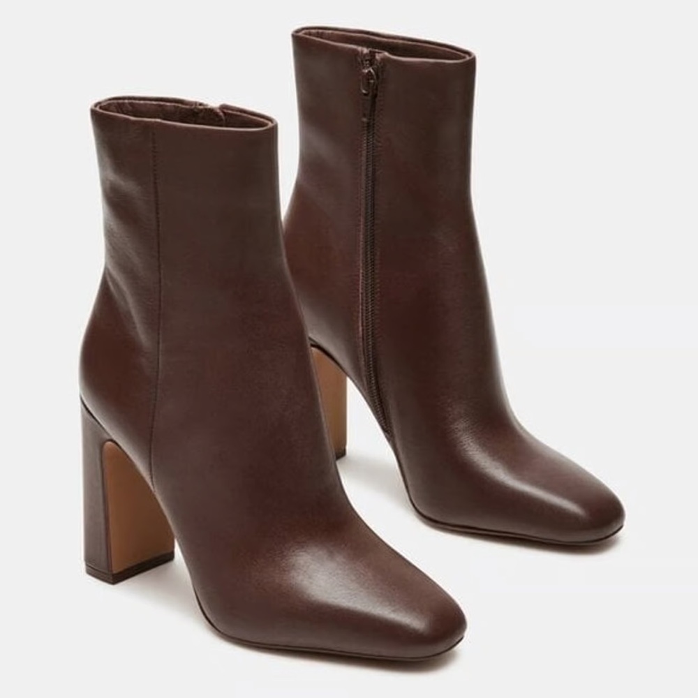 Steve Madden Chocolate Heeled Boots